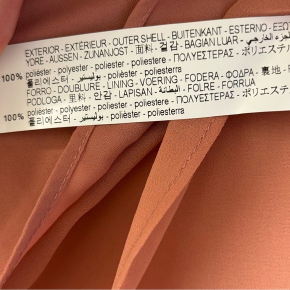 NWT Zara Burnt Orange Blouse - Picture 3 of 4